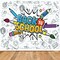 7x5ft Back to School Classroom Backdrop, Cartoon First Day of School Photography Background, Teacher Kids Party Decorations, Welcome Classroom Decor Photo Booth Props